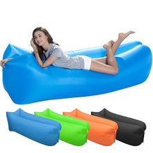 Load image into Gallery viewer, Outdoor Camping Inflatable Sofa Lazy Bag 3 Season Ultralight Beach Sleeping Bag Air Bed Lounger Sports Camping Travel Bed X1+A