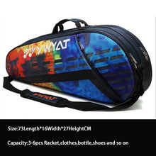 Load image into Gallery viewer, Tennis Backpack Tennis Racket Cover Bag Badminton with Shoes Compartment Thicken Waterproof Raquete Tenis Shoulder Bag Men
