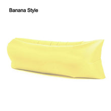 Load image into Gallery viewer, Outdoor Camping Inflatable Sofa Lazy Bag 3 Season Ultralight Beach Sleeping Bag Air Bed Lounger Sports Camping Travel Bed X1+A
