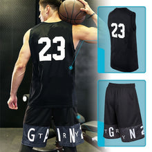 Load image into Gallery viewer, BINTUOSHI 3pcs Men Basketball Jersey Gym Fitness Clothing Sportswear Male Gym Running Sets Training Suit Running Clothes
