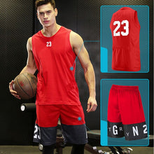 Load image into Gallery viewer, BINTUOSHI 3pcs Men Basketball Jersey Gym Fitness Clothing Sportswear Male Gym Running Sets Training Suit Running Clothes
